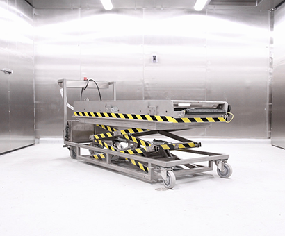 Cadaver storage and lifts